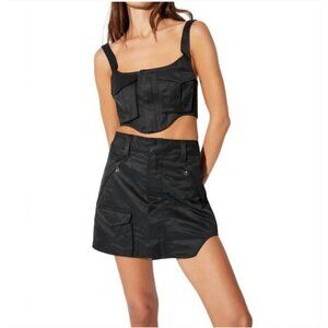 NEW RtA Black Rodrigo Corset Top NWT - Size 4